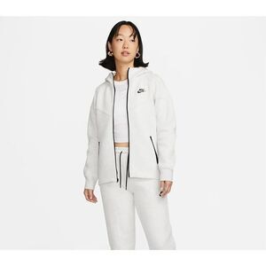 Nike Sportswear Tech Fleece Cape Full Zip Hoodie Women's Small White Jacket